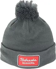 Zephyr NCAA Officially Licensed Pom Beanie Patch Brick Charcoal