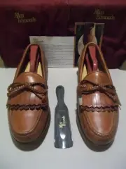 New 1st Quality Allen Edmonds Woodstock 8 D Tan/Mahogany