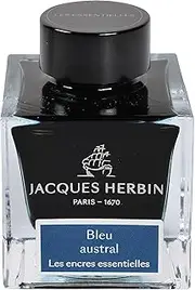 Erban Jack Elban Essential Ink 1.7 fl oz (50 ml) "South Blue" for Fountain Pen/Glass Pen/Refill Pen HERBIN hbj13116