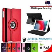 For iPad 5th 6th 7th 8th 9th Gen Mini Air 2 4th Case Rotate Smart Leather Cover