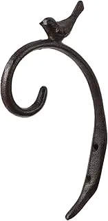 Milisten 1Pc Garden Wall Hook for Hanging Flowerpots Durable Iron Planter Hanger Outdoor Decorative Hook for Garden Lanterns Bird Feeders and Wind Chimes