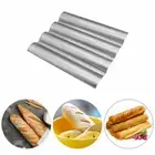 Baguette Mould Baking Tray Cooking Non-Stick French Bread Cake Toast Mold AU