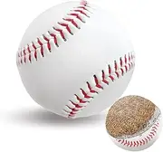 KIKitchen Adult Baseball, Standard Size 9 Inch Practice Baseballs Game Tball Balls, Unmarked Blank Adult Baseballs Gifts for High School League Training,Pitching,Hitting,Batting,Autograph