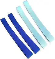 Jdeijfev 4Pack Towel Bands for Beach, Pool & Cruise Chairs Towel Holder Beach Towel Clips Blue&