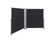 Retractable Double Side Awning, Free-standing Design 1.8m x 6m