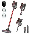 Cordless Vaccum Cleaner, 300 Watts Suction & 45min Runtime with LED Display, ...