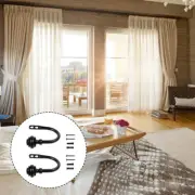 Wall Curtain Rod Hooks Metal Curtain Tie Backs Curtain Tie Buckle
