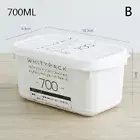 Kitchen Storage Refrigerator Food Storage White Containers Fresh Box Containers