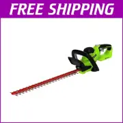 Professional 24-Inch Cordless Hedge Trimmer with Precise 1-Inch Cutting Power