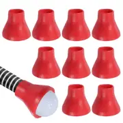 10 Pcs Golf Ball Retriever Rubber Golf Ball Suction Cup Grabber Red