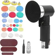 Gearwell Air Sander, 60Pcs Eccentric Pneumatic Sanding Machine, Car Polisher, Automotive Sanding Tool (Europeisk luftmunstycke)