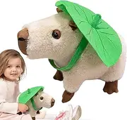 Stuffed Capybara Plush - Cute Cartoon Soft Capybara Doll Plush - Comfortable Sofa Snuggle Toy Kids Teens Girls Hugging Dolls Bedtime Companions