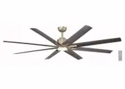 Smart Ceiling Fan Gold Kensgrove 72 in Indoor Outdor Adjustable Light Remote New
