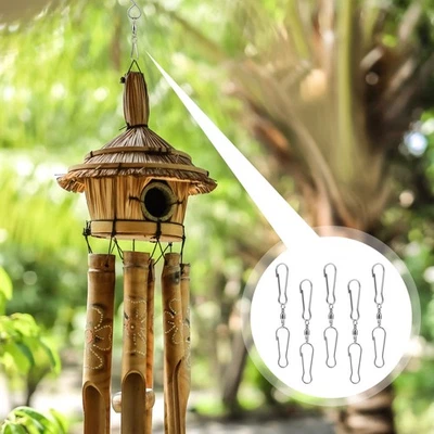 5 Pcs Rotating Wind Chime Hook Sewing Hooks Bra Connector Buckle