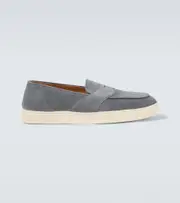 [George Cleverley] George Cleverley Joey II suede loafers AU 7 blue