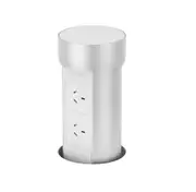 Point Pod Compact Pop Up Powerpoint 2 x Power Silver