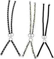 [BESTYASH] 3pcs Adjustable Decorative Straps Detachable Extensions for Women Stylish Cross-back Design Anti- Buckle for Various Outfits