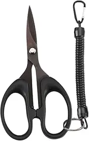 Professional Fishing Scissors Durable Multi Function Wire Cutter for Braided Line Compact Design for Daily Use Fishing Gear Ergonomic Grip