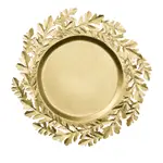 Kim Seybert Gilded Leaves Charger, Set of 4