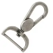 Swivel Snap Hook Clip Antique Nickel Plate 1-1/4" 15267-21