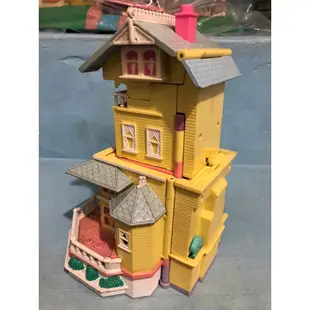 bluebird Polly pocket 1995年 口袋芭莉 神奇魔法屋 房子 附人偶 娃娃 絕版