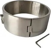 SM Heavy Metal Collar SM Collars O-Ring Restraint Game, Erotic Bondage Stainless Steel Sex Neck Restraint Collar Sex Toys for Men Women Couples