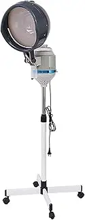 4 In1 Standing Hair Steamer, Freestanding Hair Dyeing Machine with Anion Nourishment, Retractable Height and Adjustable Hood, 0-60min Timing and Anti-Dry, for Home Hairdressing Salon