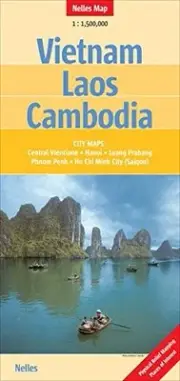 VIETNAM/LAOS/CAMBODIA HANOI-SAIGON-PHNOM PENH 2013: By Nelles Verlag *BRAND NEW*