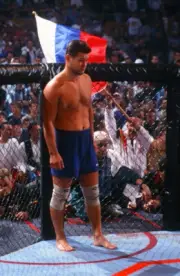 Oleg Taktarov prepares to fight Ken Shamrock during UFC 7, 1995 7x5 Photo