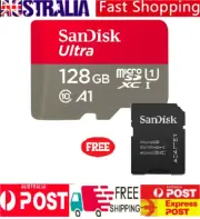 SanDisk Ultra Micro SD Card 128GB TF SDHC Class10 100MBs Camera Phone + Adapter