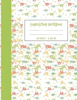 composition notebook 3 in 1: types of dinosaurs notebooks and journals with Lines for Children, Kids, Girls, Teens, college students. and Women -: