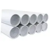 Mailing Tube 3 in x 24 in White - 10 Pack - for Shipping and Storage of