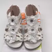 Jumping Beans-Extravagant Toddler Sandals size 5t Easy Zip, Dressy, Holiday