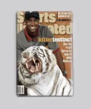 Tiger Woods Killer Instinct Sports Illustrated 1998 2"X3" Fridge MAGNET