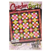 Garden Party Quilt Pattern 63 x 63 Inch by Cindi McCracken Designs
