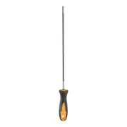 Chainsaw File Round with Plastic Handle, 4mm (5/32-inch), Grey