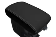 Console Lid Pull Over Cover Leather for Subaru Tribeca 2006-2014 Gray Stitch