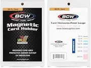 BCW One Touch Magnetic Card Holder with UV Protection, 35 Point Thickness