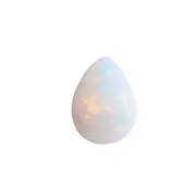 0.42ct 6.9 x 5 pear Australian opal natural solid white / light opal loose stone