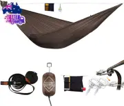 Camping Hammock with Mosquito Net Tree Straps Ridgeline Double Portable XL Light