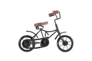 Willow & Silk Metal Black Bicycle Ornament/Gift/Table/Shelf/Home Decor 25cm