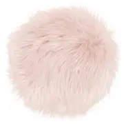, Faux Fur Sheepskin Cover Cushion Soft Small Area Rug Mini 12 x 12 Inch Pink