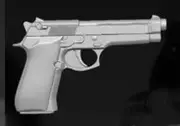 Agent Pistol Ver A 1:12 scale weapon 6" Action Figure