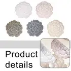 Sleek Nordic Style PVC Meal Mats with Beautiful Floral Patterns Set of 6