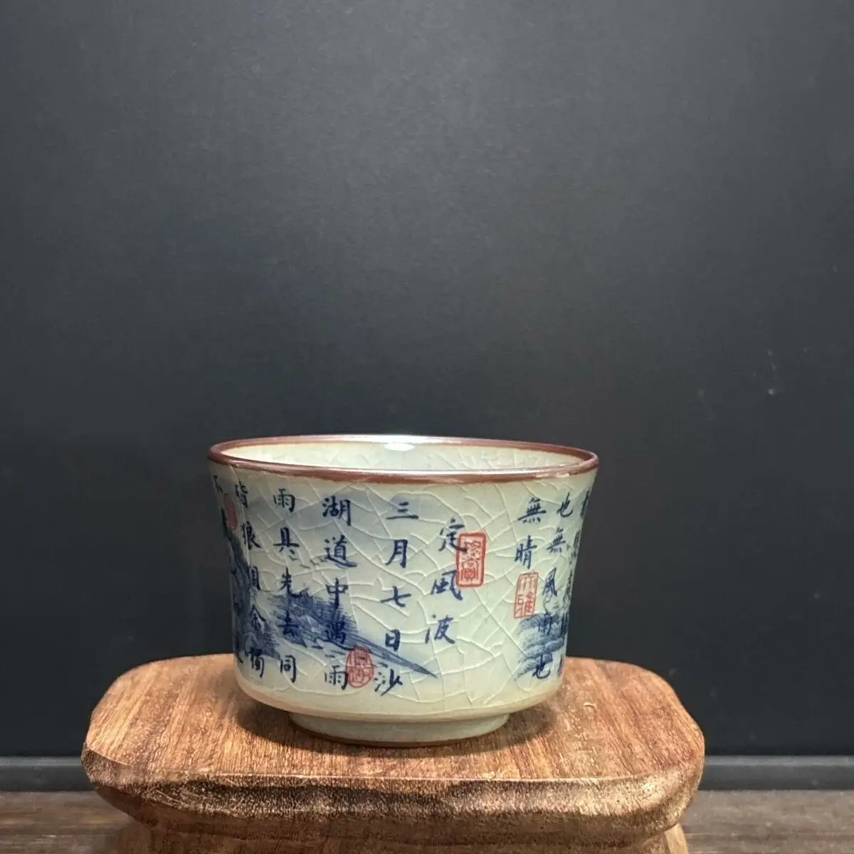 茶壺　七宝焼き　倣古　水差し　置物　中国　大きい　オブジェ　工芸品　インテリア 工芸品 【蔵友館蔵品・紫砂壺・寿桃壺・陳鳴遠・綠泥・茶具・茶道