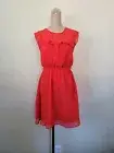 Maison Jules Swiss Dot Red Dress Size XS