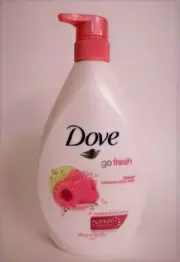 2 PACK DOVE BODY WASH 800ML GO FRESH RENEW RASPBERRY & LIME