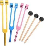 COLLBATH 1Set Ear Cleaning Tuning Fork Kit Tuning Forks with Tools for Nerve System Testing Professional Ear Accessories and Relaxation and Stress