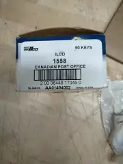 Ilco 1558 Canadian Post Office Key Blanks (Box Of 50)