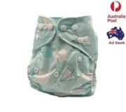 Adjustable Reusable Modern Cloth Nappies with Snaps Unisex Baby MCN Nappy (D102)